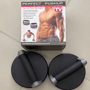 Perfect Push Up with Rotating Handles - Black and Gray